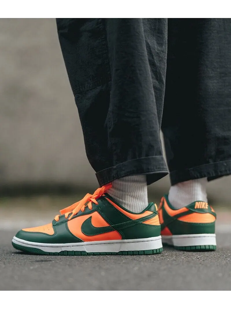 Кроссовки Nike Dunk Low Retro — изображение 2 из 6, оранжевый/зеленый