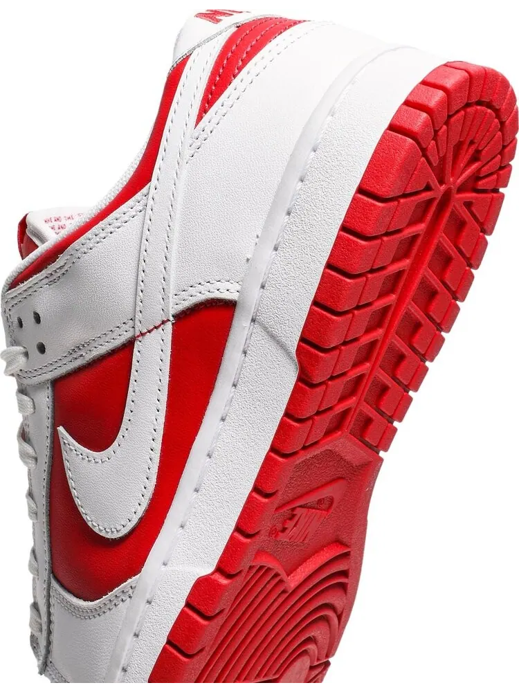 Кроссовки Nike Dunk Low 'Championship Red' — изображение 10 из 10, красный