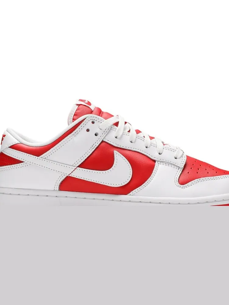 Кроссовки Nike Dunk Low 'Championship Red' — изображение 2 из 10, красный