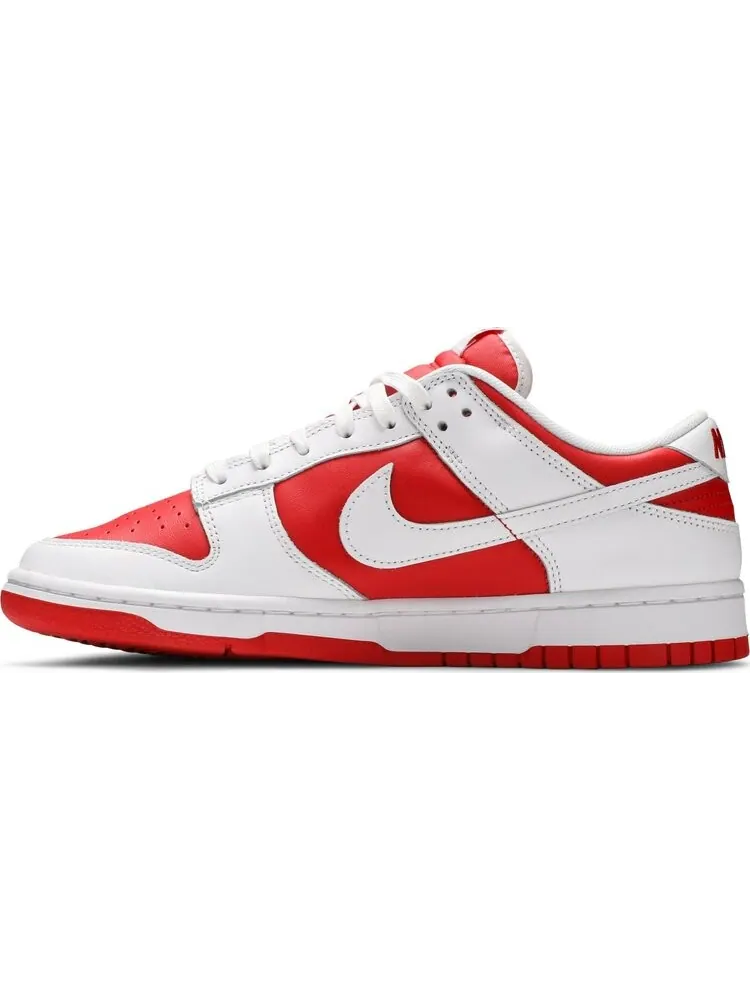 Кроссовки Nike Dunk Low 'Championship Red' — изображение 3 из 10, красный