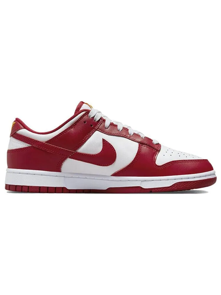 Кроссовки Nike Dunk Low красно-белые — изображение 3 из 5