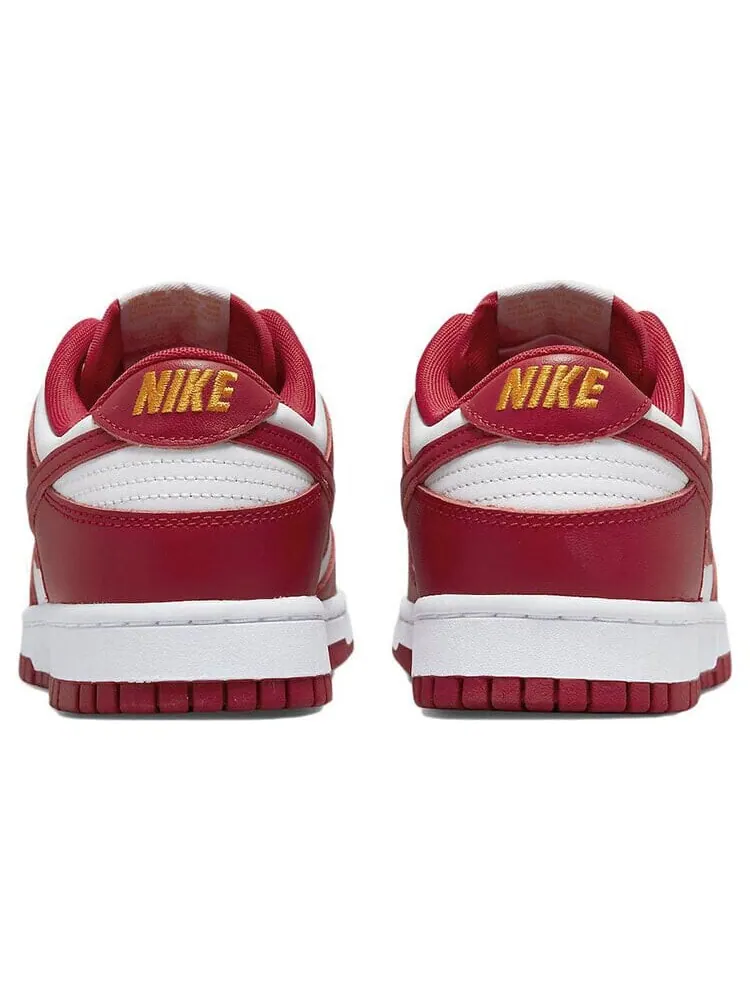 Кроссовки Nike Dunk Low красно-белые — изображение 4 из 5