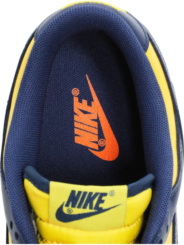 Кроссовки Nike Dunk Low 'Michigan' 2021 — изображение 10 из 10, синий
