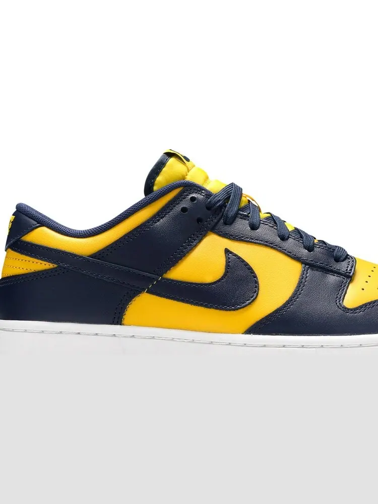 Кроссовки Nike Dunk Low 'Michigan' 2021 — изображение 2 из 10, синий