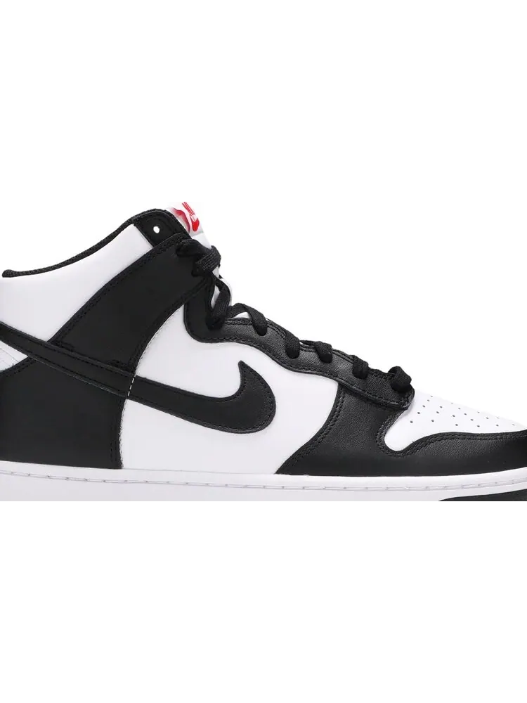 Кроссовки Nike Dunk High 'Black White' — изображение 2 из 8, белый