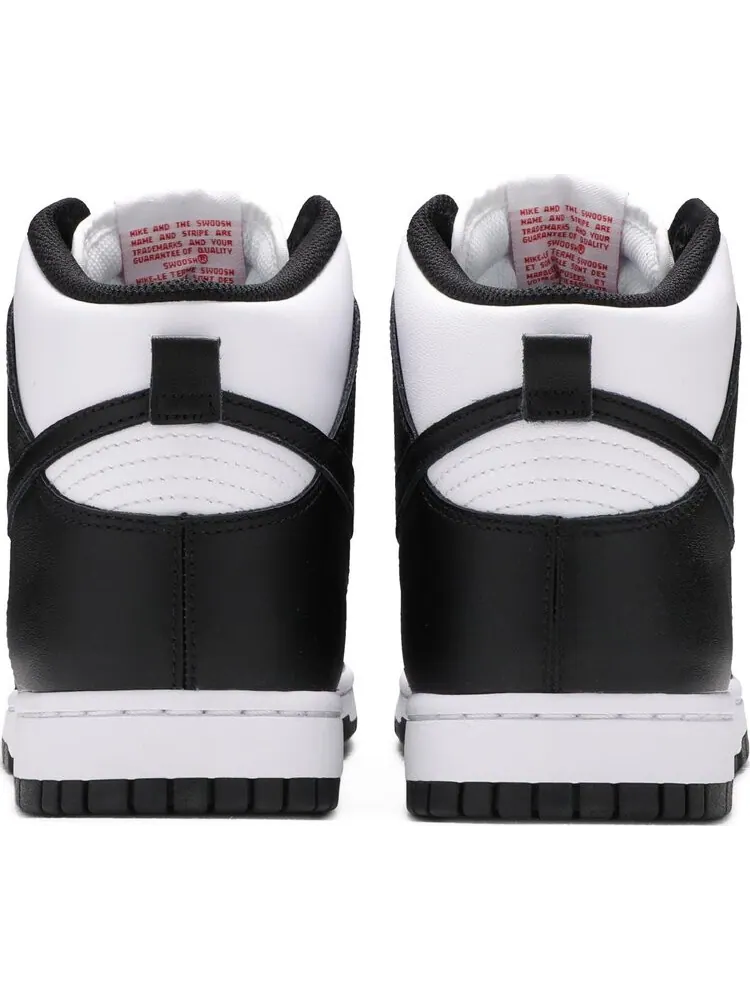 Кроссовки Nike Dunk High 'Black White' — изображение 6 из 8, белый