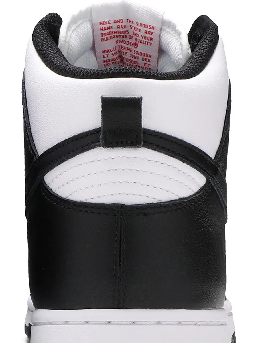 Кроссовки Nike Dunk High 'Black White' — изображение 7 из 8, белый