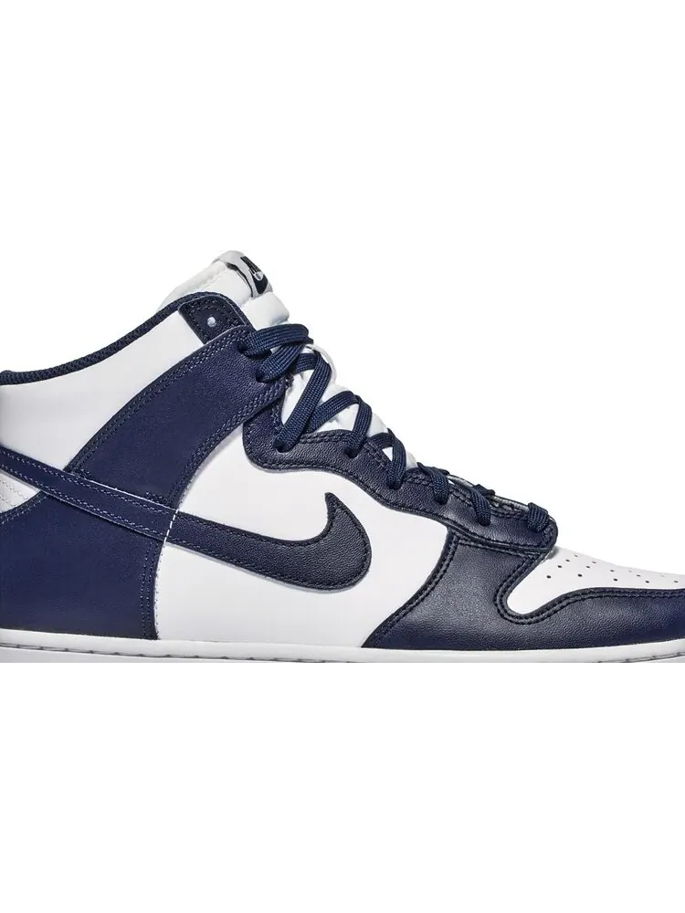 Кроссовки Nike Dunk High 'Midnight Navy' — изображение 2 из 10, синий