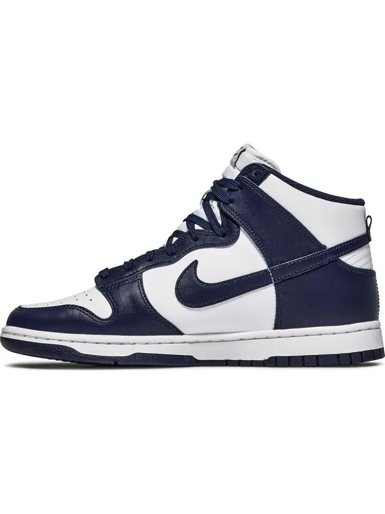 Кроссовки Nike Dunk High 'Midnight Navy' — изображение 3 из 10, синий