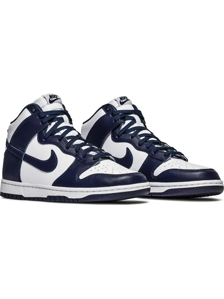 Кроссовки Nike Dunk High 'Midnight Navy' — изображение 8 из 10, синий
