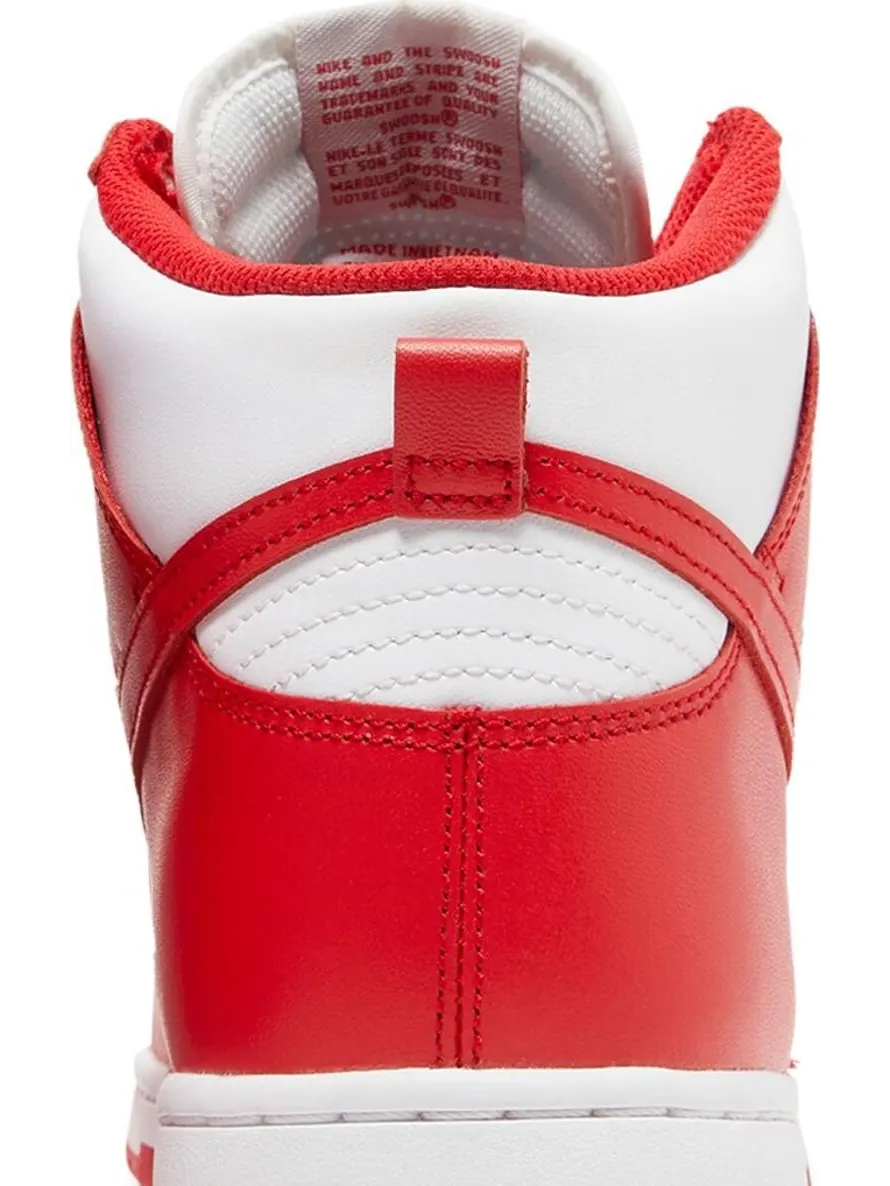 Кроссовки Nike Dunk High 'Championship Red' — изображение 7 из 8, красный