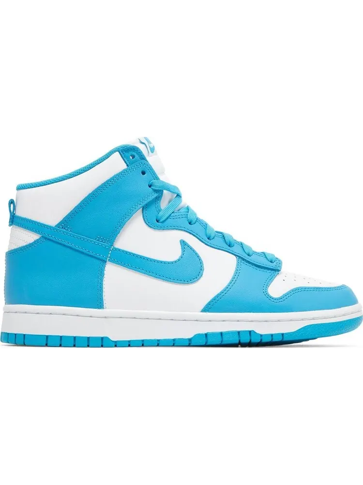 Кроссовки Nike Dunk High 'Laser Blue' — изображение 1 из 8, белый