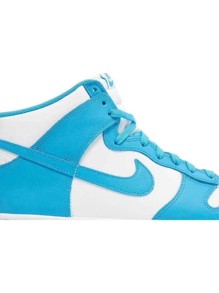 Кроссовки Nike Dunk High 'Laser Blue' — изображение 2 из 8, белый