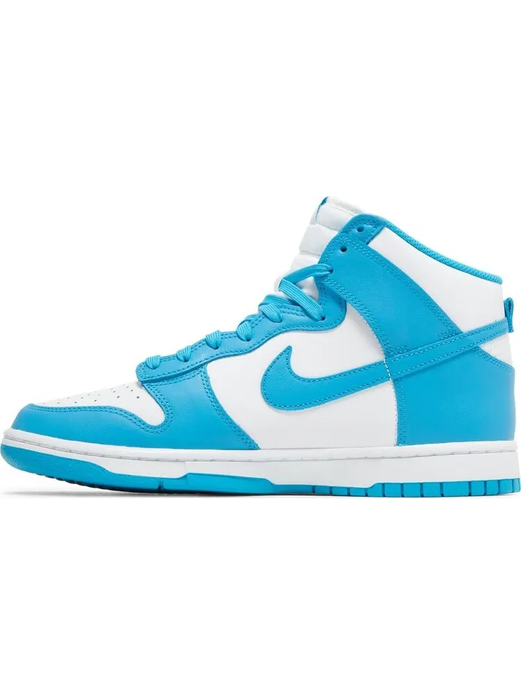 Кроссовки Nike Dunk High 'Laser Blue' — изображение 3 из 8, белый