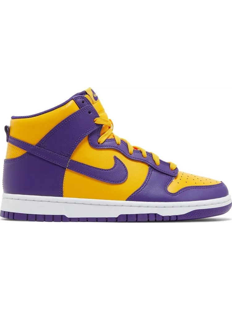 Кроссовки Nike Dunk High Lakers — изображение 1 из 8, фиолетовый