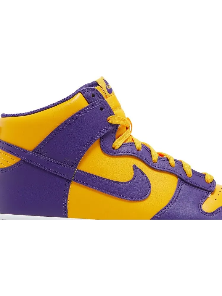 Кроссовки Nike Dunk High Lakers — изображение 2 из 8, фиолетовый