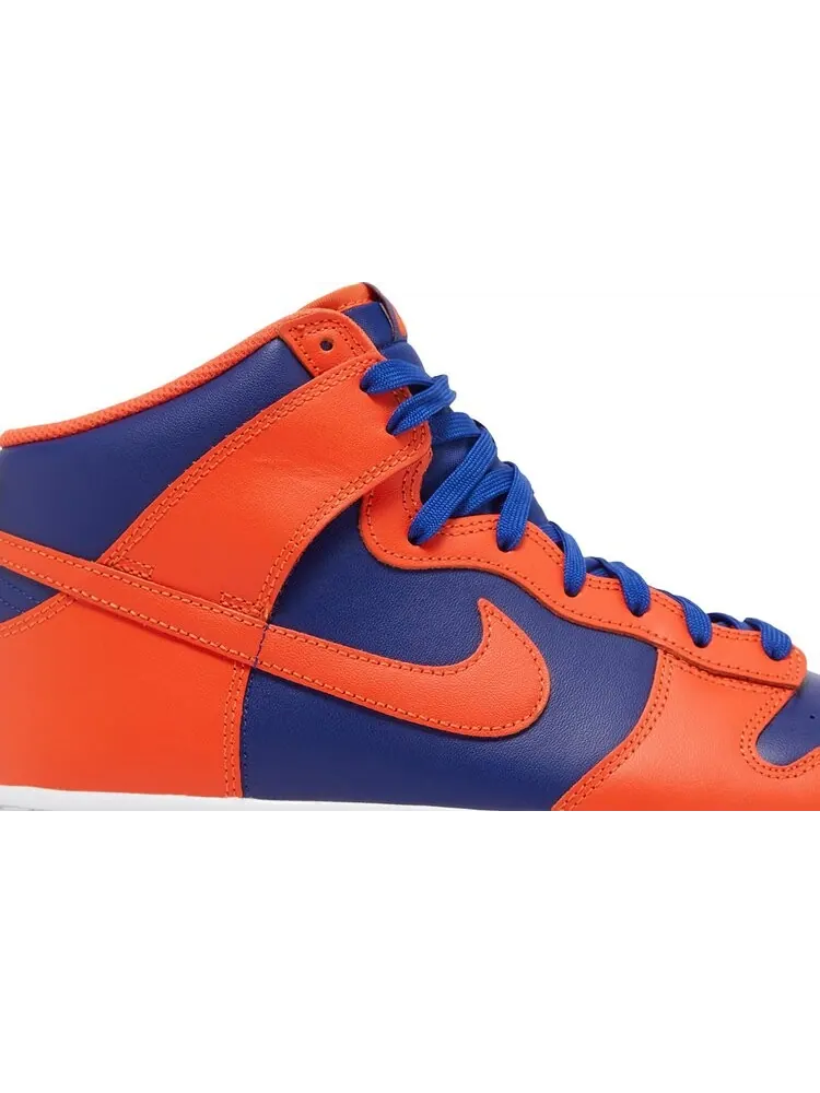 Кроссовки Nike Dunk High 'Knicks' — изображение 2 из 8, оранжевый