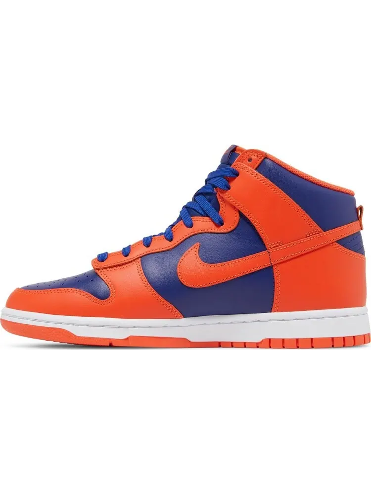 Кроссовки Nike Dunk High 'Knicks' — изображение 3 из 8, оранжевый