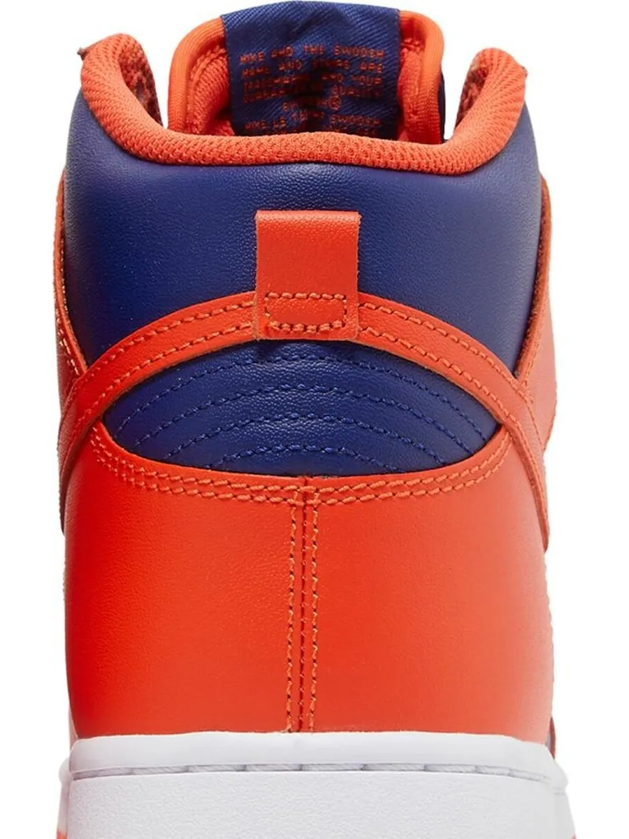 Кроссовки Nike Dunk High 'Knicks' — изображение 7 из 8, оранжевый