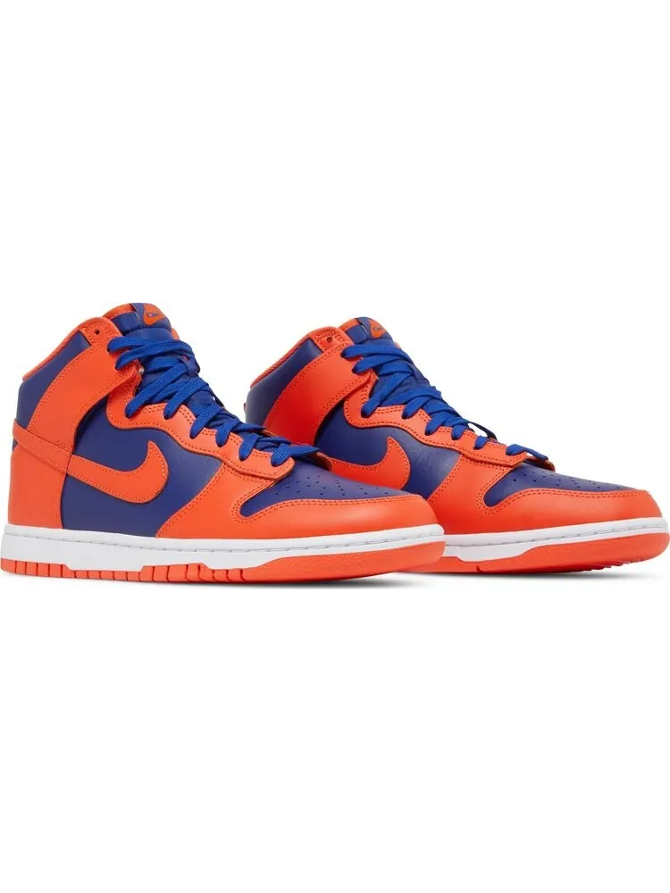 Кроссовки Nike Dunk High 'Knicks' — изображение 8 из 8, оранжевый