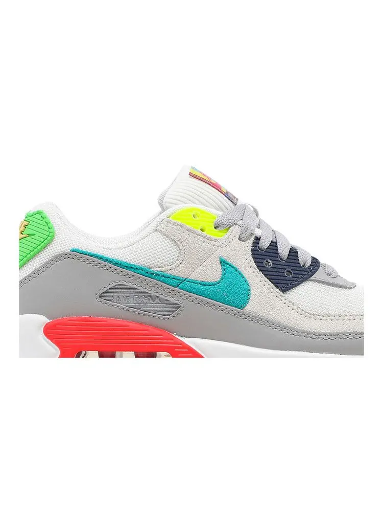 Кроссовки Nike Wmns Air Max 90 'Evolution of Icon' — изображение 3 из 9, серый/белый/черный
