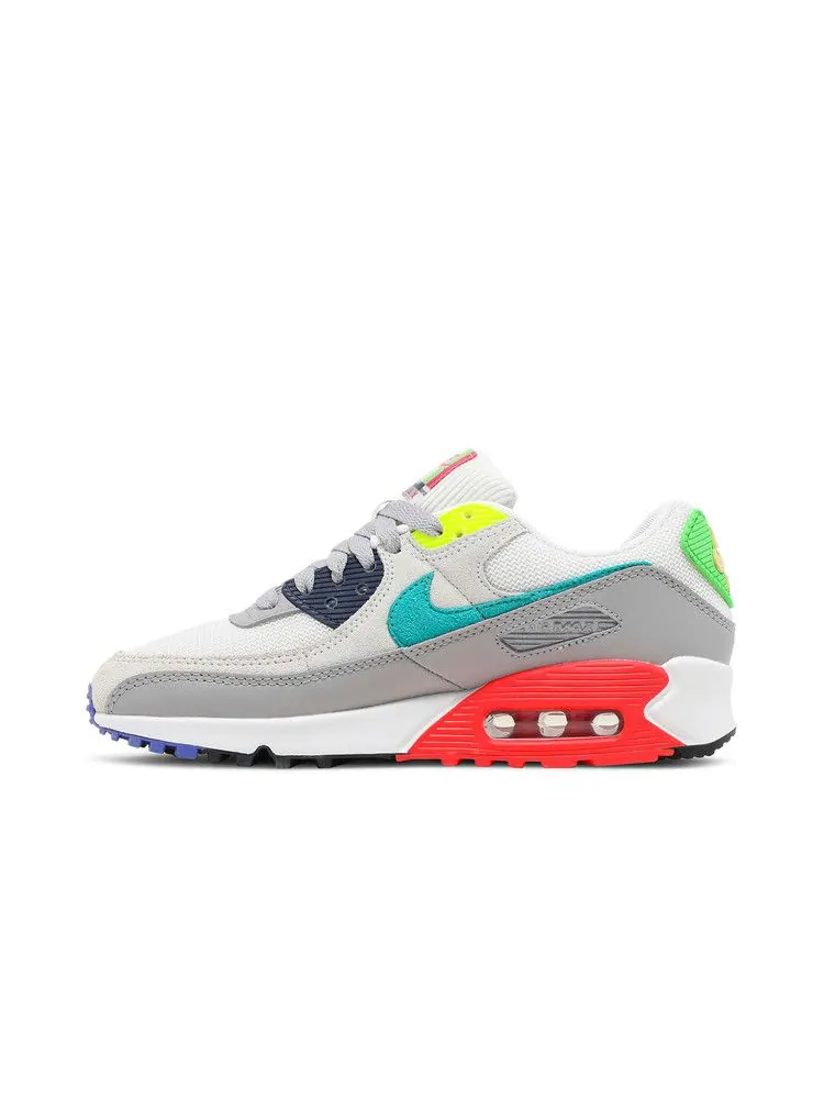 Кроссовки Nike Wmns Air Max 90 'Evolution of Icon' — изображение 4 из 9, серый/белый/черный