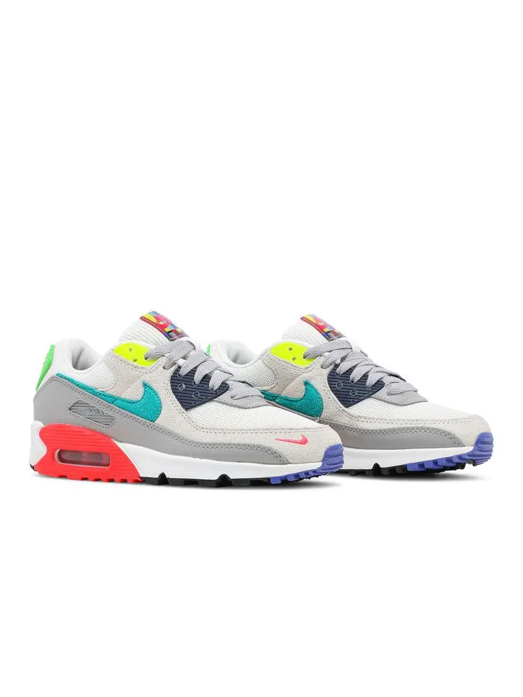 Кроссовки Nike Wmns Air Max 90 'Evolution of Icon' — изображение 9 из 9, серый/белый/черный