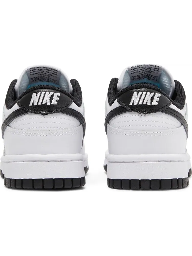 Кроссовки Nike Wmns Dunk Low 'White Black' — изображение 6 из 8, белый