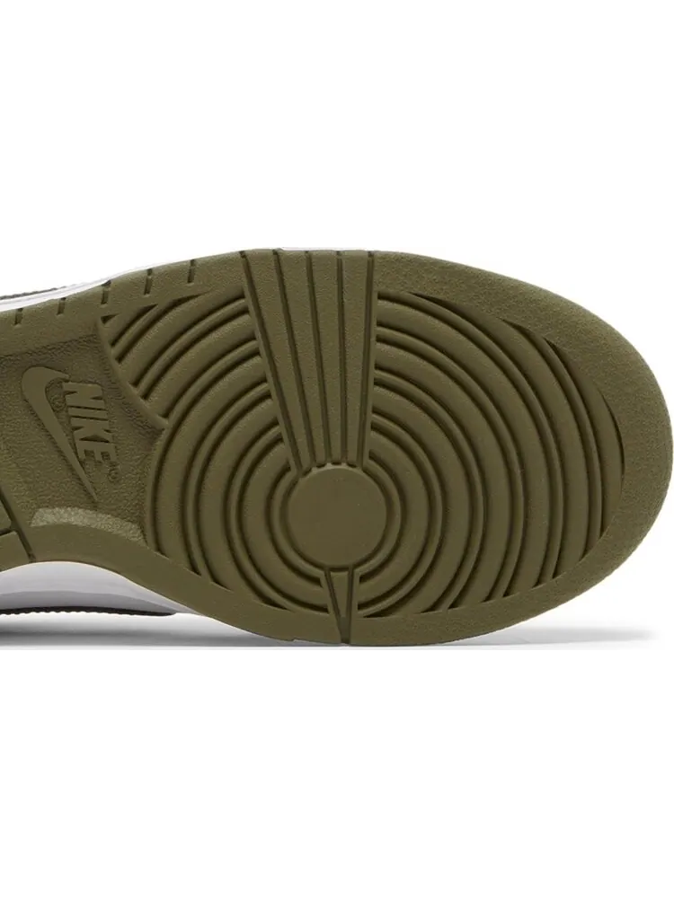 Кроссовки Nike Wmns Dunk Low 'Medium Olive' — изображение 5 из 8, зеленый