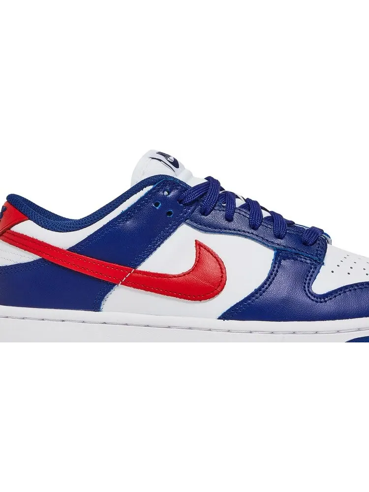 Кроссовки Nike Wmns Dunk Low 'USA' — изображение 2 из 8, белый
