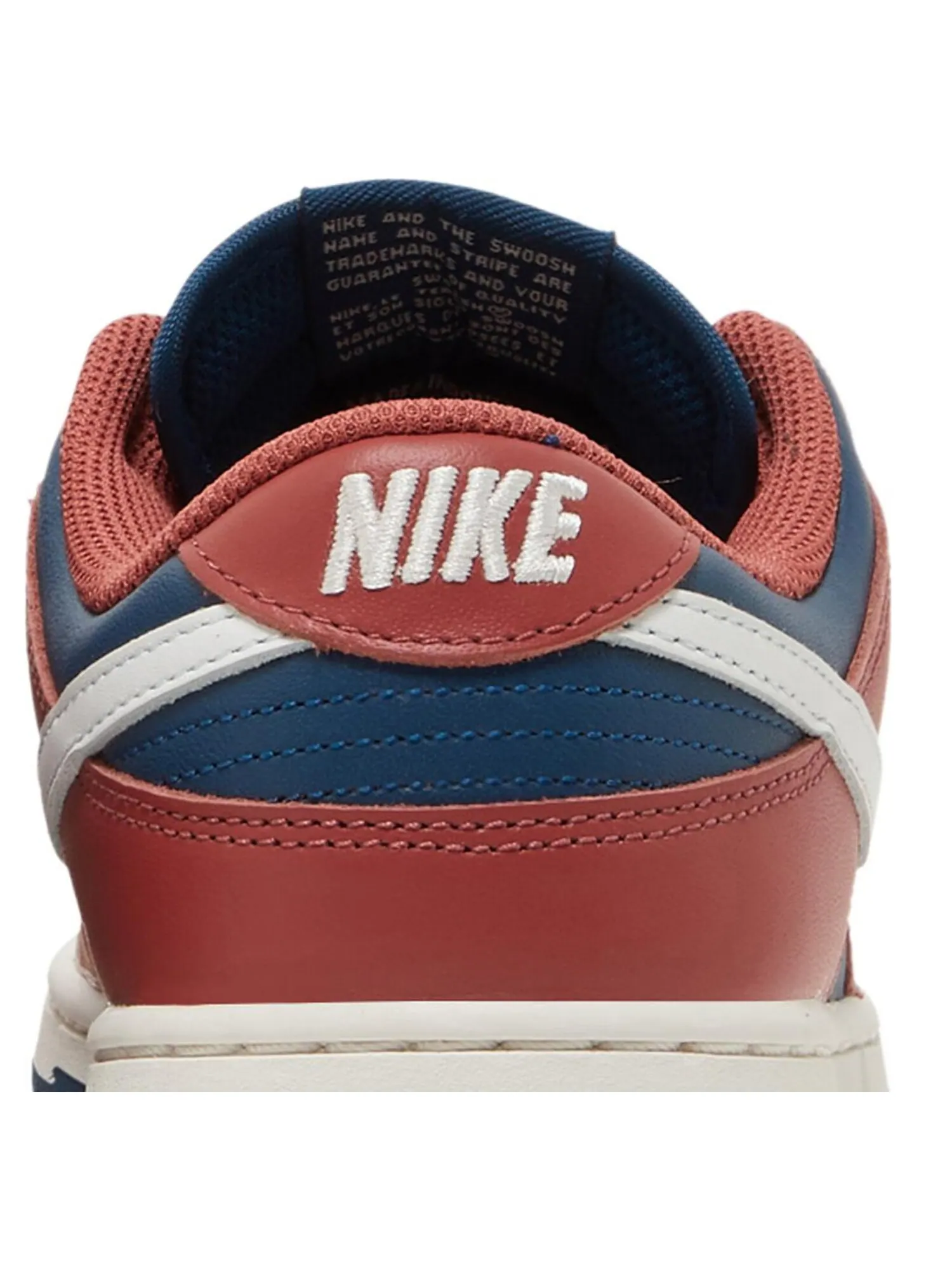 Кроссовки Nike Wmns Dunk Low 'Canyon Rust Blue' — изображение 7 из 8, красный