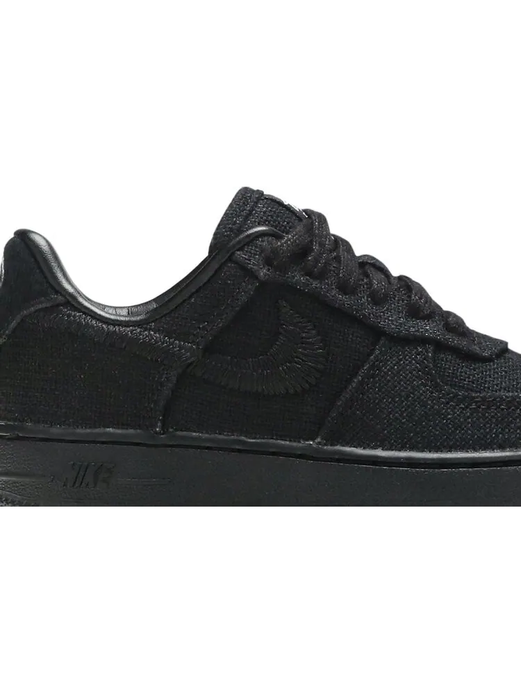 Кроссовки Nike Stussy x Air Force 1 Low PS 'Black' — изображение 2 из 8, черный