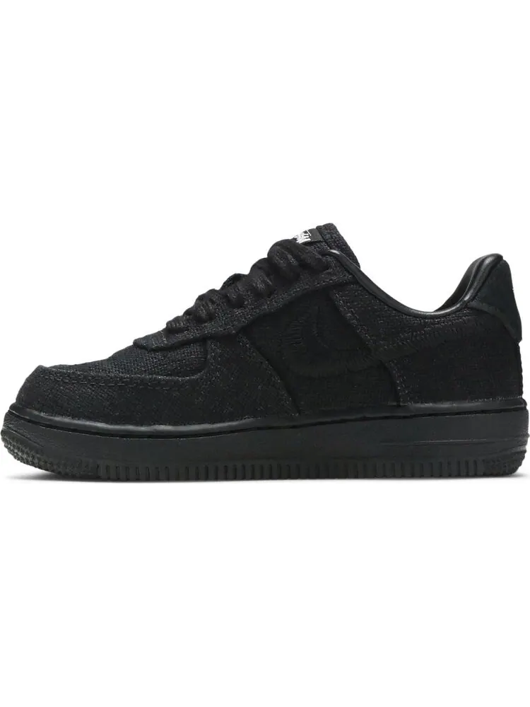 Кроссовки Nike Stussy x Air Force 1 Low PS 'Black' — изображение 3 из 8, черный