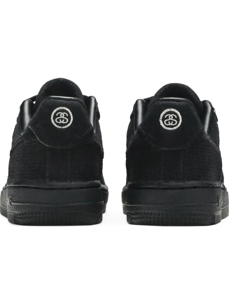 Кроссовки Nike Stussy x Air Force 1 Low PS 'Black' — изображение 6 из 8, черный