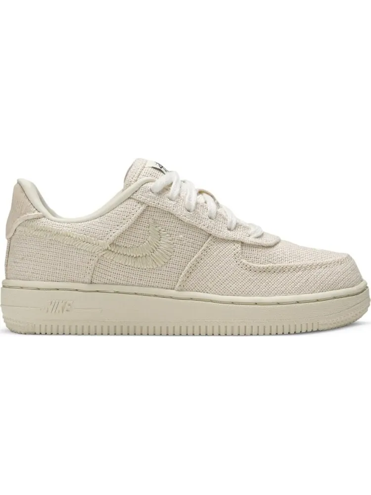 Кроссовки Nike Stussy x Air Force 1 Low PS 'Fossil' — изображение 1 из 8, загар