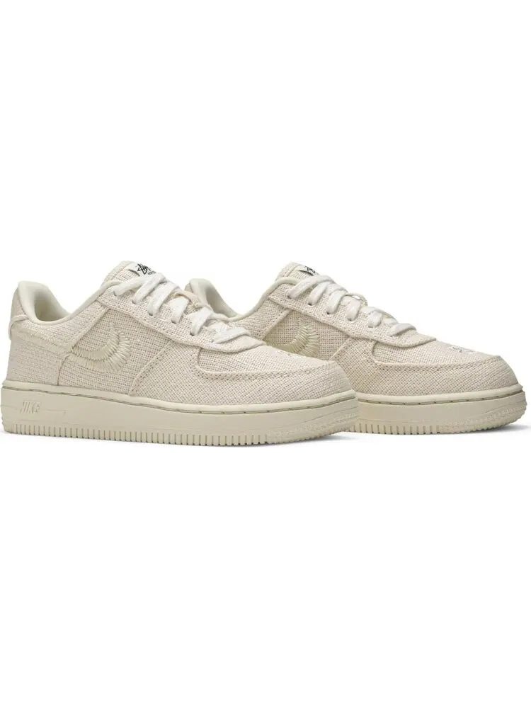 Кроссовки Nike Stussy x Air Force 1 Low PS 'Fossil' — изображение 8 из 8, загар