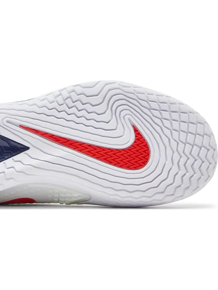 Кроссовки Nike NikeCourt Zoom Vapor Cage 4 Rafa 'White Binary Blue Red' — изображение 5 из 8, белый