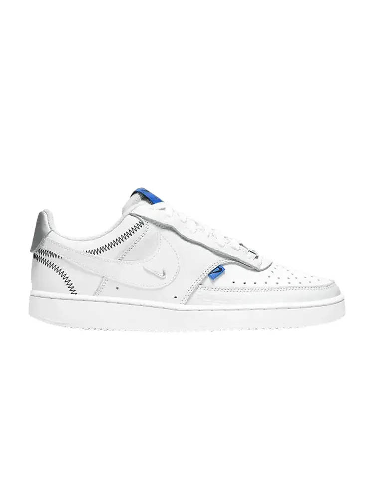 Кроссовки Nike Wmns Court Vision Low SE 'White Metallic Silver' — изображение 1 из 1
