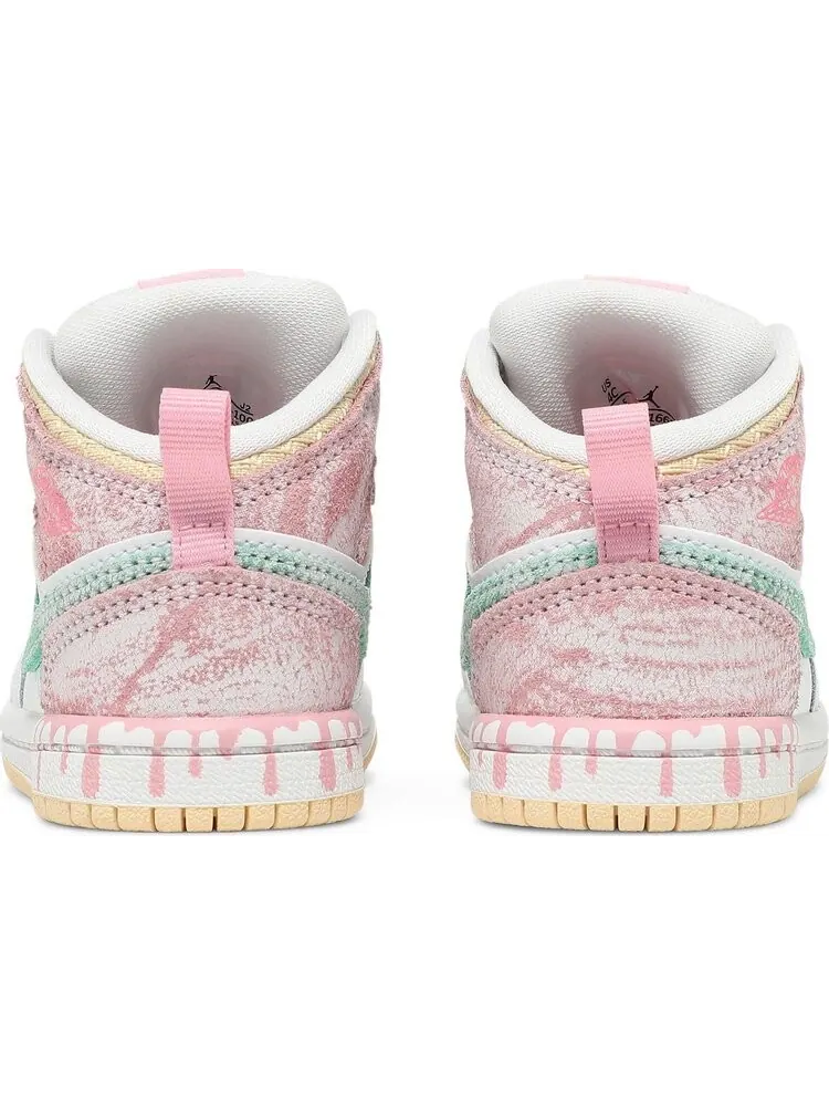 Кроссовки Air Jordan 1 Mid SE TD Ice Cream — изображение 6 из 8, белый