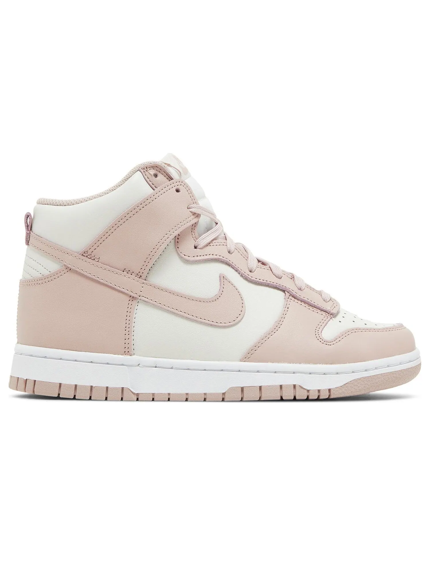 Кроссовки Nike Wmns Dunk High 'Pink Oxford' — изображение 1 из 8, бежевый