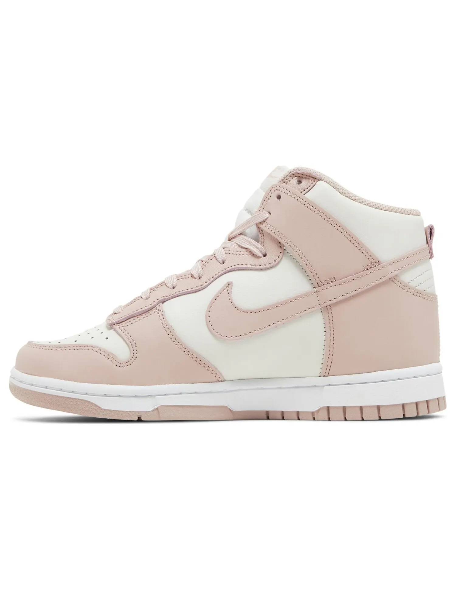 Кроссовки Nike Wmns Dunk High 'Pink Oxford' — изображение 3 из 8, бежевый