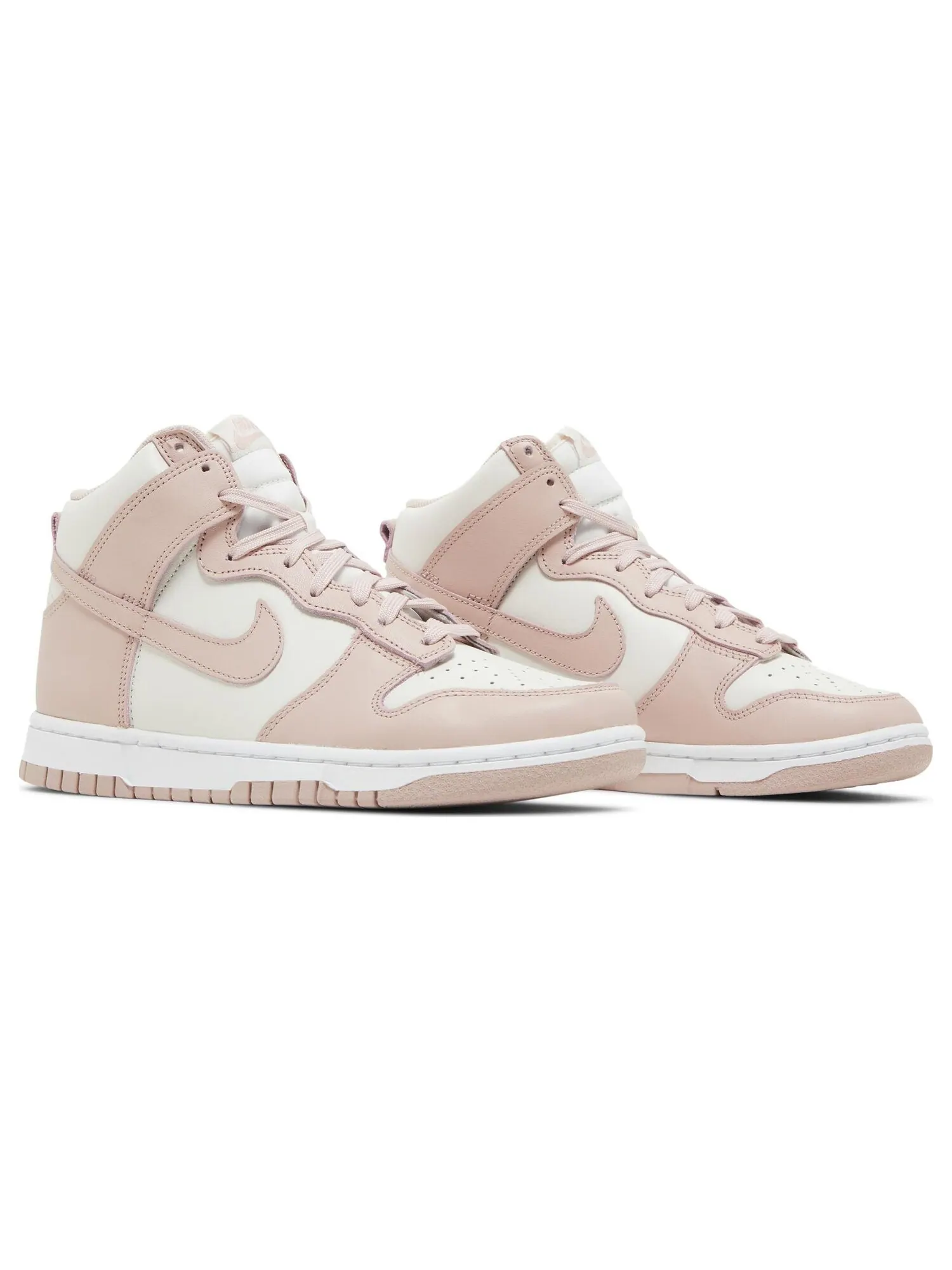 Кроссовки Nike Wmns Dunk High 'Pink Oxford' — изображение 8 из 8, бежевый