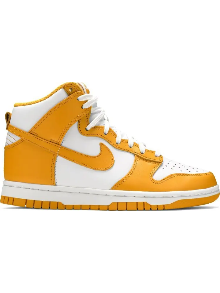 Кроссовки Nike Wmns Dunk High 'Dark Sulfur' — изображение 1 из 8, желтый