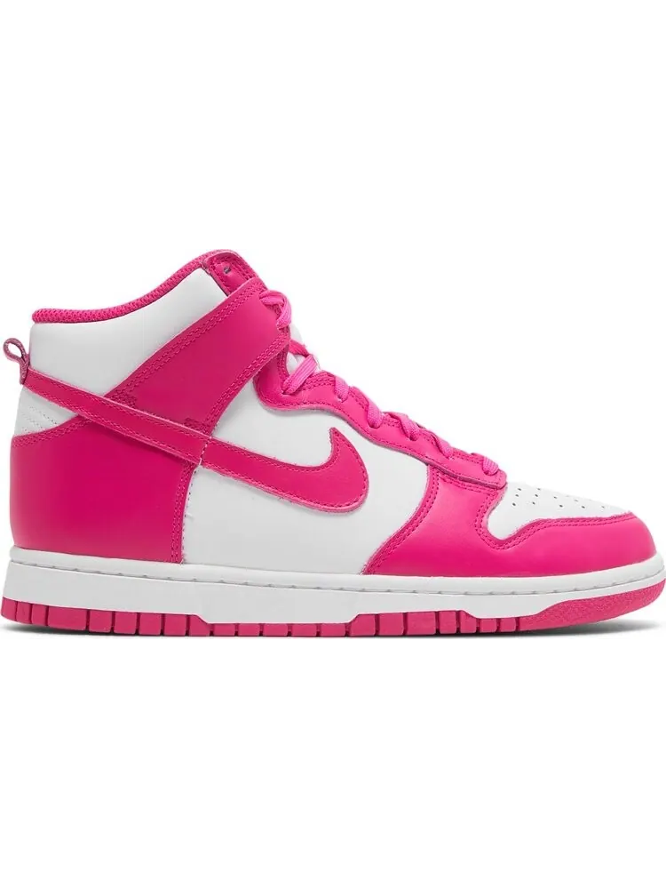 Кроссовки Nike Wmns Dunk High 'Pink Prime' — изображение 1 из 8, белый