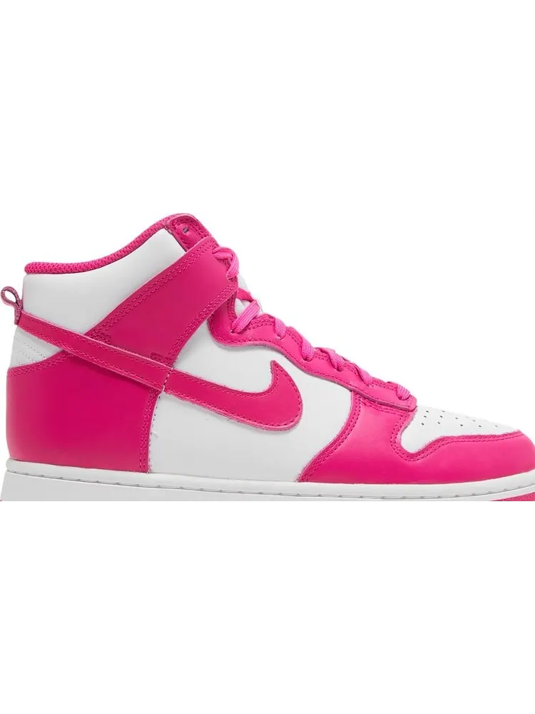 Кроссовки Nike Wmns Dunk High 'Pink Prime' — изображение 2 из 8, белый