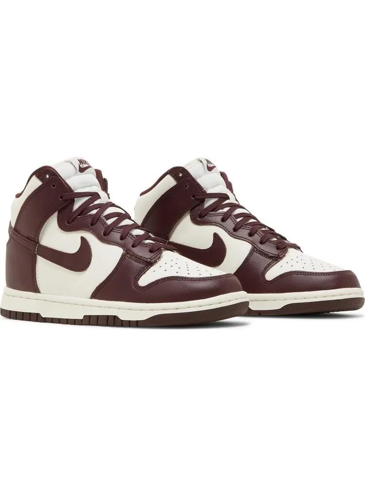 Кроссовки Nike Dunk High 'Burgundy Crush' — изображение 8 из 8, красный