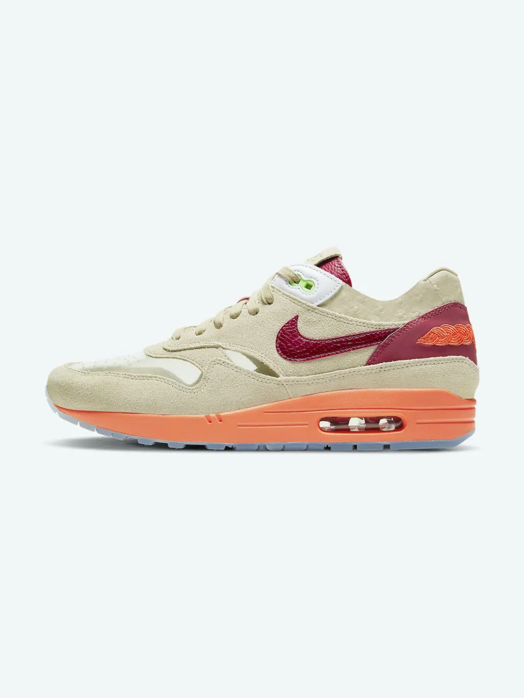 Кроссовки Nike CLOT x Air Max 1 'Kiss of Death' 2021 — изображение 1 из 12, бежевый