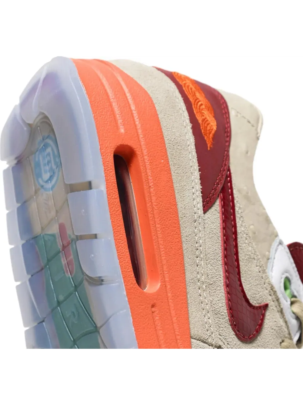 Кроссовки Nike CLOT x Air Max 1 'Kiss of Death' 2021 — изображение 11 из 12, бежевый