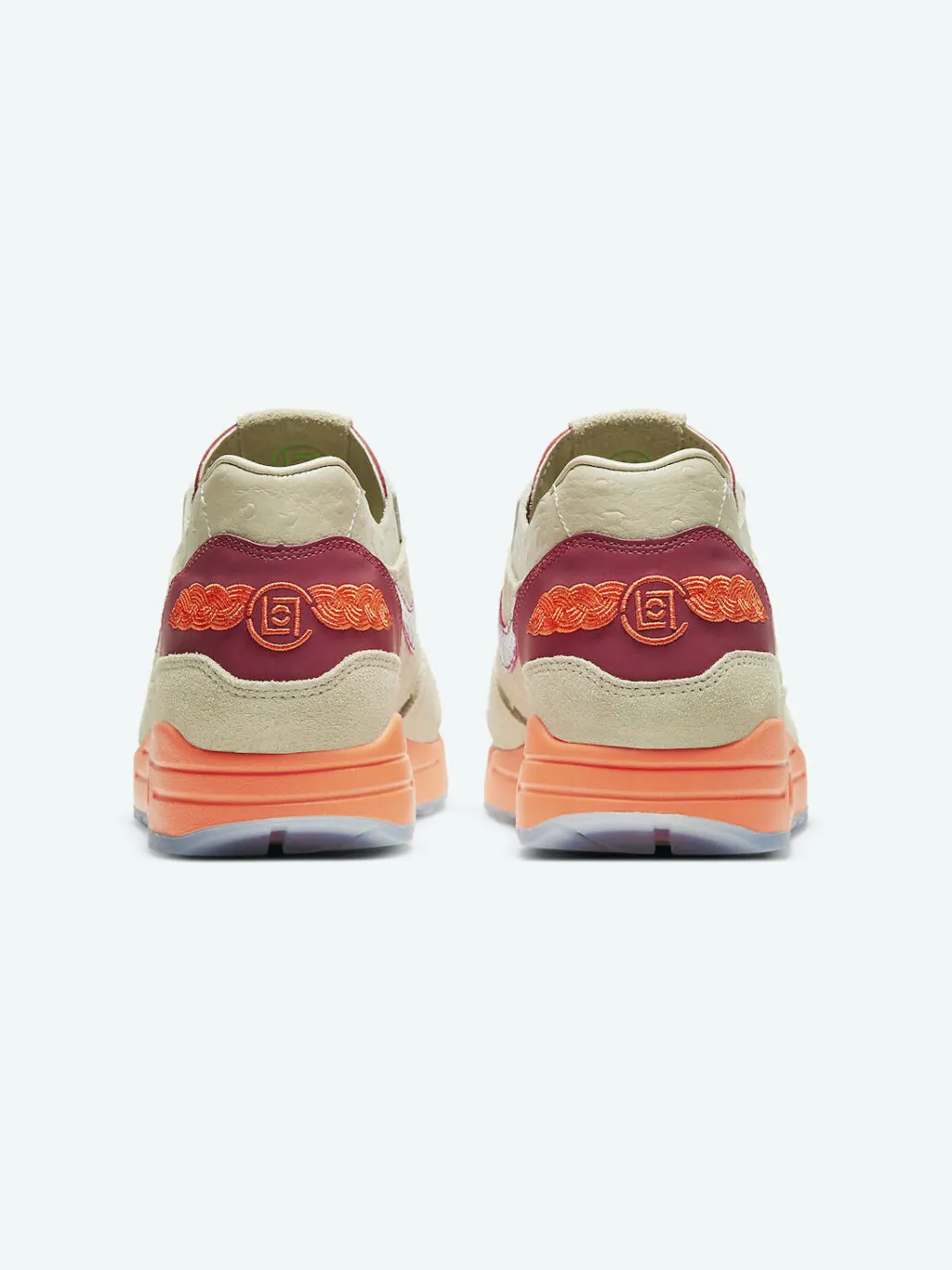Кроссовки Nike CLOT x Air Max 1 'Kiss of Death' 2021 — изображение 3 из 12, бежевый