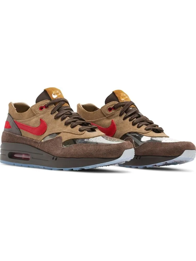 Кроссовки Nike CLOT x Air Max 1 'Kiss Of Death CHA' — изображение 6 из 8, коричневый